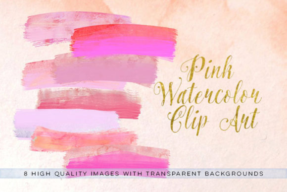 Watercolor Brush Strokes Clip Art and Illustrations